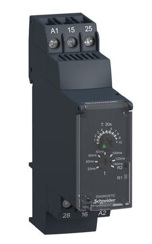 Przekaźnik czasowy gwiazda trójkąt 24-240V AC/DC 1s..300h styk 2 C/O 8A RE22R2QEMR