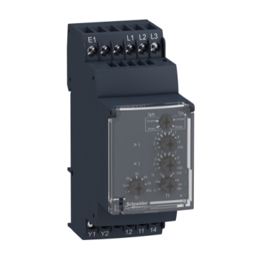 Przekaźnik do sterowania pompą zakres 1..10A 230V/208..480V AC RM35BA10