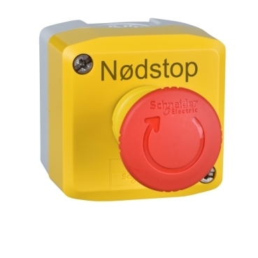 Kasetka z przyciskiem bezpieczeństwa 1NO 2NC NODSTOP XALK178GTH26