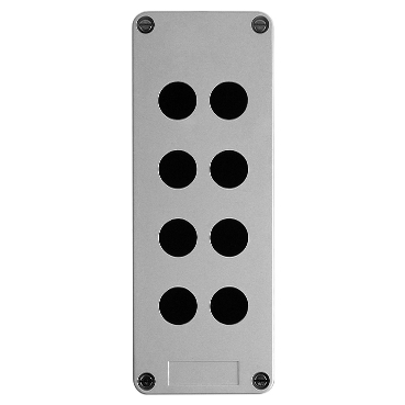 Kasetka izolowana 85x226x87mm 8 otworów szara XAPA2108
