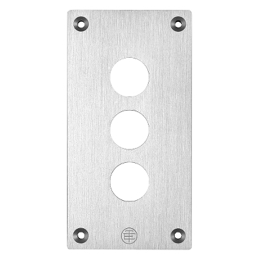 Płyta czołowa 72x138mm 3 otwory XAPE303