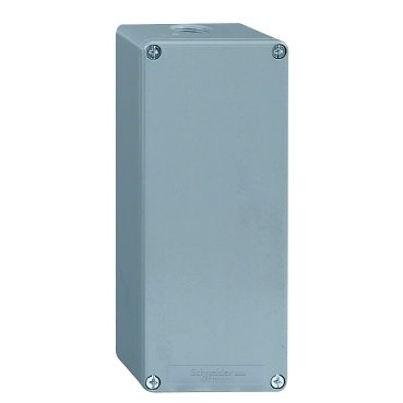 Kasetka metalowa 80x80x77mm niebieska bez otworów XAPM34H29