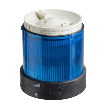 Moduł LED niebieski 24V z dyfuzorem XVBC2B6D