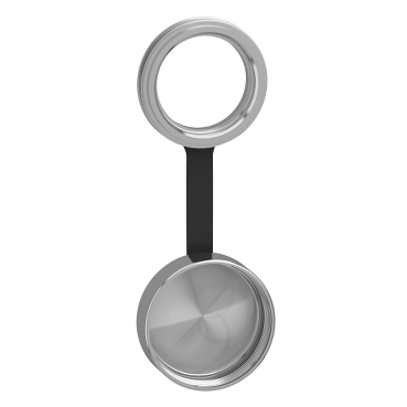 Zaślepka metalowa srebrna IP65/IP67 ZBSP3