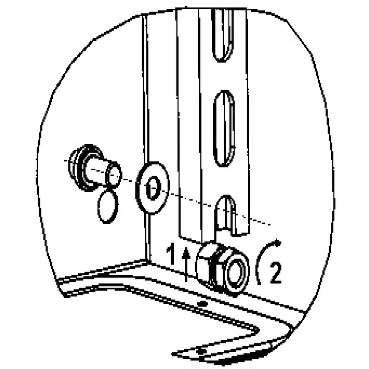 Rama z szyną modułową 300x300mm NSYMD33