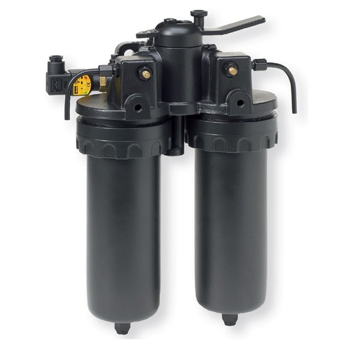 Filtr niskociśnieniowy Duplex 10 µm seria DF2145 przyłącze G3/4 przepływ 105 l/min DF2145210QVM3KG122