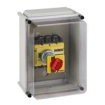 Compact INS/INV, obudowa wodoszczelna do Interpact INS250 czerwony uchwyt IP55 31205