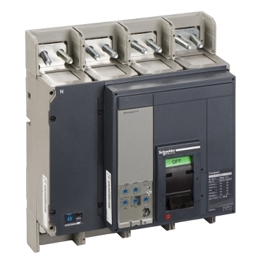 Wyłącznik Compact NS800H Micrologic5.0 z przyłączami z przodu 800A 4P 4D 33555
