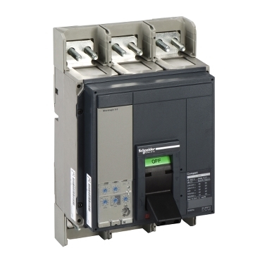 Wyłącznik Compact NS1000N Micrologic5.0 z przyłączami z przodu 1000A 3P 3D 33558