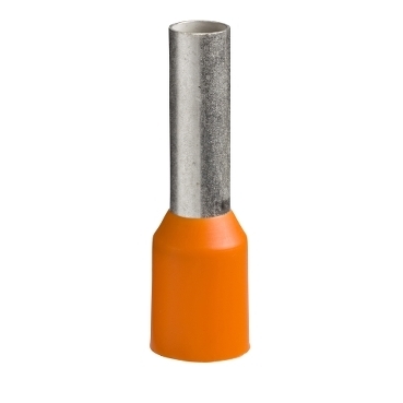 Końcówki kablowe pojedyńcze izolowane - rozmiar średni - 4 mm2 - pomarańczowa DZ5CE042
