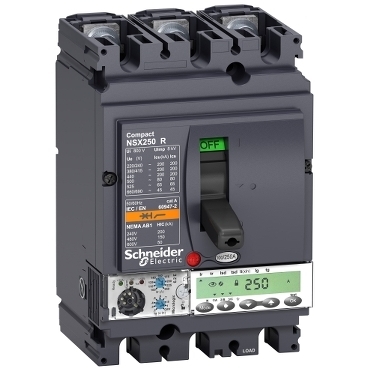 Wyłącznik NSX250R Mic6.2E 160A 3P LV433526