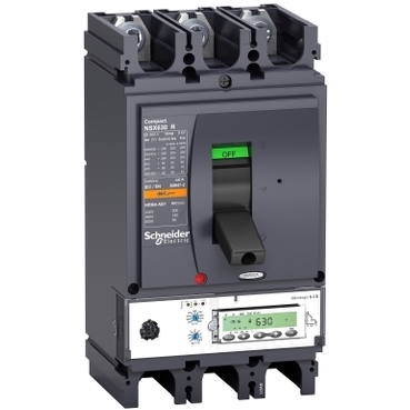 Wyłącznik NSX630R Mic6.3E 630A 3P LV433706