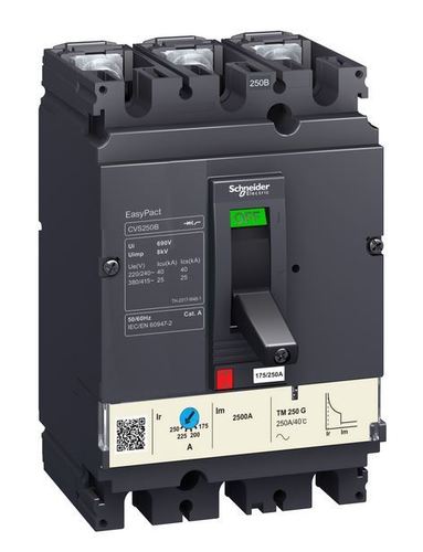 Wyłącznik z wywalaczem termomagnetycznym CVS100F TMD 80A 3P 3D LV510336