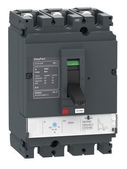 Wyłącznik z wywalaczem termomagnetycznym CVS100F TMD 100A 3P 3D LV510337