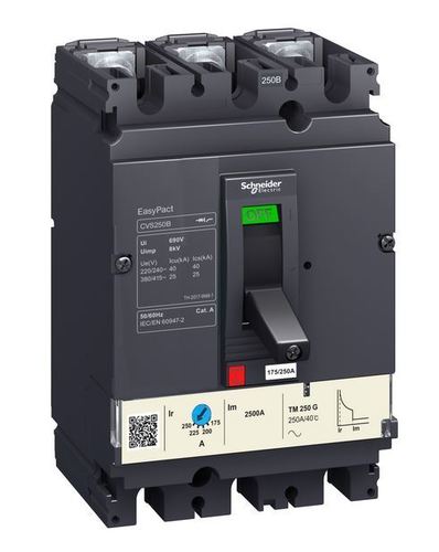 Wyłącznik z wywalaczem termomagnetycznym CVS160F TMD 100A 3P 3D LV516331