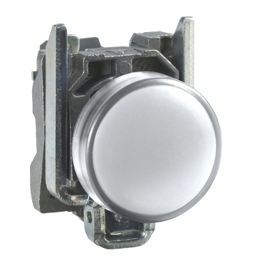 Lampka sygnalizacyjna metalowa 110V AC biała XB4BVG1