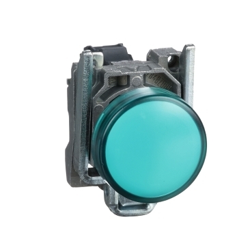 Lampka sygnalizacyjna metalowa 110V AC zielona XB4BVG3