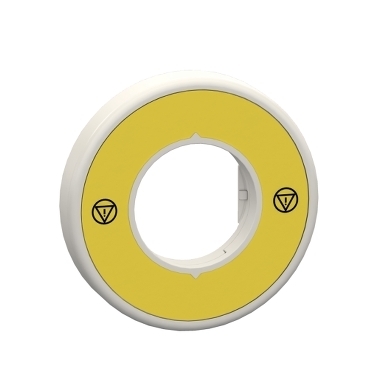 Etykieta żółta podświetlana 24V z logo ZBY9W2B140
