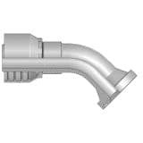Złącze 45° kątowe seria 46 rozmiar 16 DN25 średnica wew 25,4 mm przyłącze 1 1/4" Flansza 11746-20-16