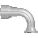 Złącze 90° kątowe seria 48 rozmiar 12 DN19 średnica wew 19,1 mm przyłącze 1 1/4" Flansza 11948-20-12