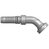 Złącze 45° kątowe seria V4 rozmiar 16 DN25 średnica wew 25,4 mm przyłącze Flansza Caterpillar KXFV4-16-16