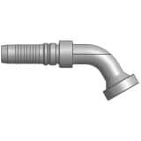 Złącze 60° kątowe seria V6  rozmiar 20 DN31 średnica wew 31,8 mm przyłącze  Flansza Caterpillar  KXGV6-24-20
