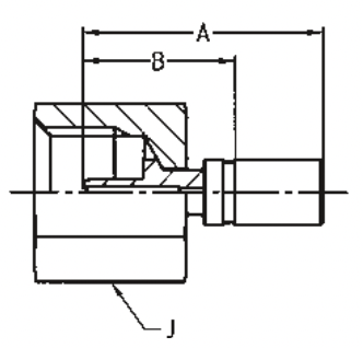 Złącze proste seria EX rozmiar 012 DN2 średnica wew 2 mm przyłącze 16x1.5 Quick connect 1YREX-10-012