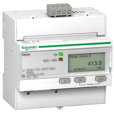 PowerLogic Licznik energii trójfazowy 5A kl 0,5S Modbus A9MEM3250