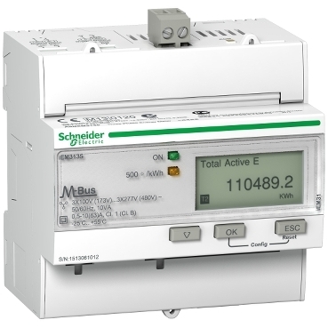 PowerLogic Licznik energii trójfazowy 63A kl 1 MID M-Bus A9MEM3135