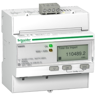 PowerLogic Licznik energii trójfazowy 5A kl 0,5S MID Modbus A9MEM3255