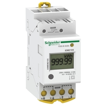 PowerLogic Licznik energii jednofazowy 63A kl 1 imp A9MEM2105