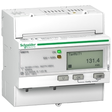 PowerLogic Licznik energii trójfazowy 63A kl 1 MID A9MEM3115
