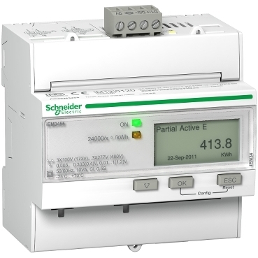 PowerLogic Licznik energii trójfazowy LVCT Modbus A9MEM3455