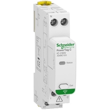 PowerTag C IO 230V digital input output module A9XMC1D3