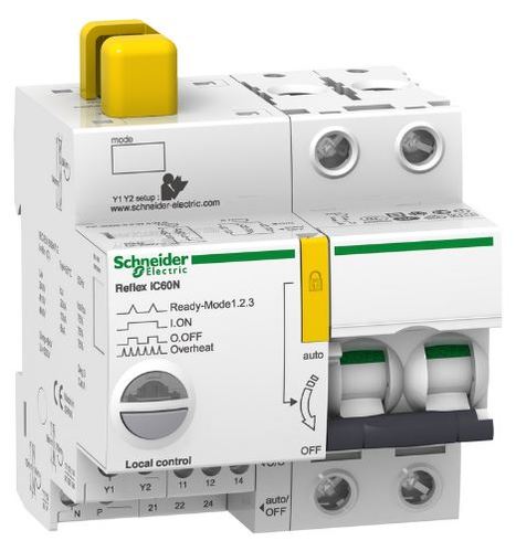 Sterowanie oświetleniem REFLEX iC60N TI24 charakterystyka C 10A 2P A9C62210