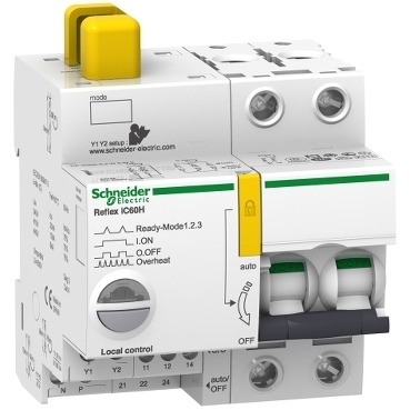 Sterowanie oświetleniem REFLEX iC60H TI24 charakterystyka C 16A 2P A9C65216