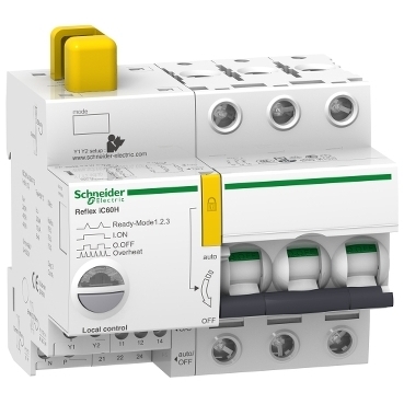 Sterowanie oświetleniem REFLEX iC60H TI24 charakterystyka D 25A 3P A9C66325