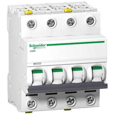 Wyłącznik nadprądowy iC60H-C20-4 C 20A 4-biegunowy A9F07420