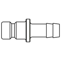 króciec szybkozłącza DN12 pod wąż Ø 16mm 57SFTF16SXN