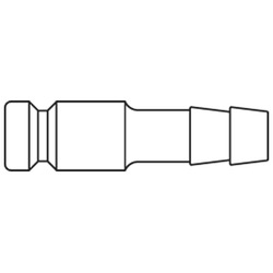 króciec szybkozłącza DN6 pod wąż Ø 11mm 52SFTF11SXN
