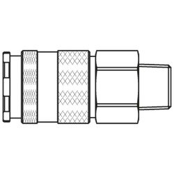 Szybkozłącze żeńskie DN10 gwint zewnętrzny R3/4 27KBAK26BPN