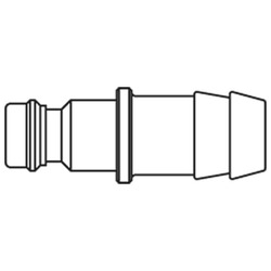 króciec szybkozłącza DN5 pod wąż Ø 4mm 21SSTF04MXX