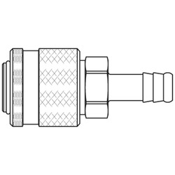 szybkozłącze DN8,5 pod wąż Ø13  mm 30KATF13SPN
