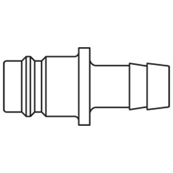 nypel króciec szybkozłacza DN19 pod wąż Ø25 mm 39SFTF25MXN