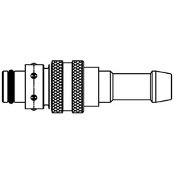 szybkozłącze DN12 pod wąż Ø13 mm 612KFTF13MVN