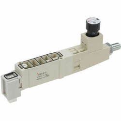 Regulator ciśnienia zasilania 1(P), do SY5000, 00 (Manometr wskazujący ciśnienie w MPa) SMC SY50M-00-P