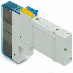 Elektrozawór bistabilny SMC seria SY5000 5/2' 24V DC przyłącza w płycie płyta okablowana SY5200-5UF1