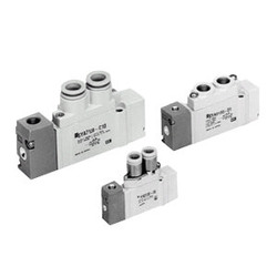 Zawór pneumatyczny bistabilny SMC seria 5/3' G1/4 solo SYA7420-02F