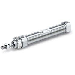siłownik okrągły podwójnego dzialania Ø25 mm skok 40 mm C85F25-40