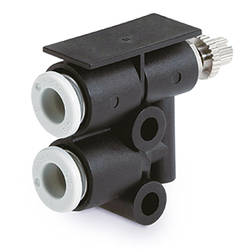 Zawór zwrotno dławiący zcentralizowane przewody 4 mm  AS-DPP00092